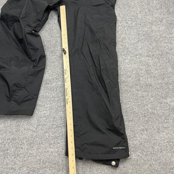 Columbia Convert Omni-Tech Snow Pants Mens Medium Black Waterproof Ski Snowboard - Picture 15 of 16
